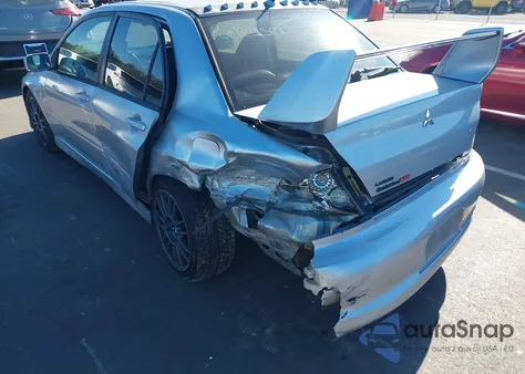 2006 Mitsubishi Lancer Evolution Ix/Mr z USA, uszkodzony, nr VIN JA3AH86C66U051337